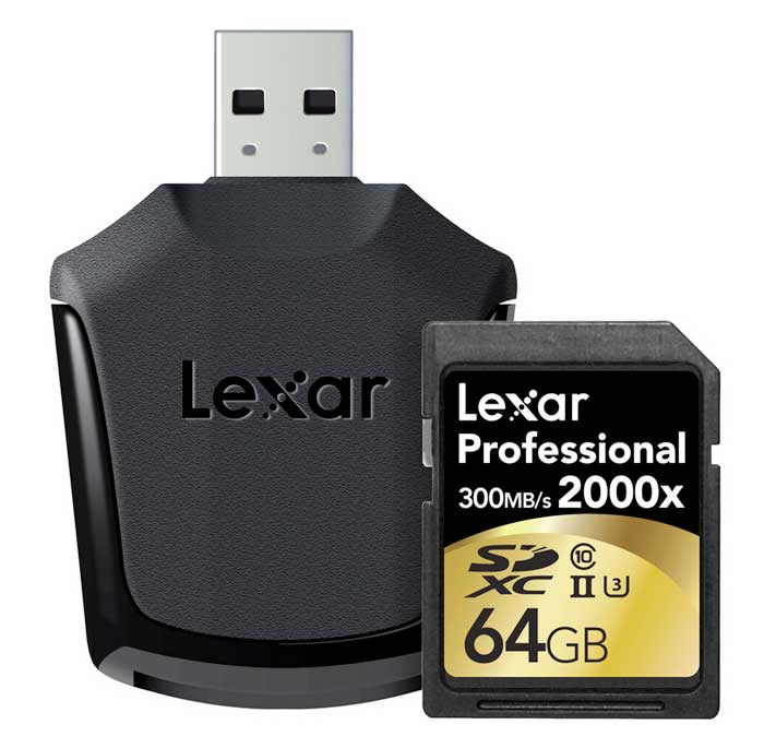 Lexar Professional 2000x SDHC/SDXC UHS-II
